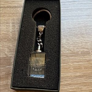 Silver Cancer Zodiac Keychain